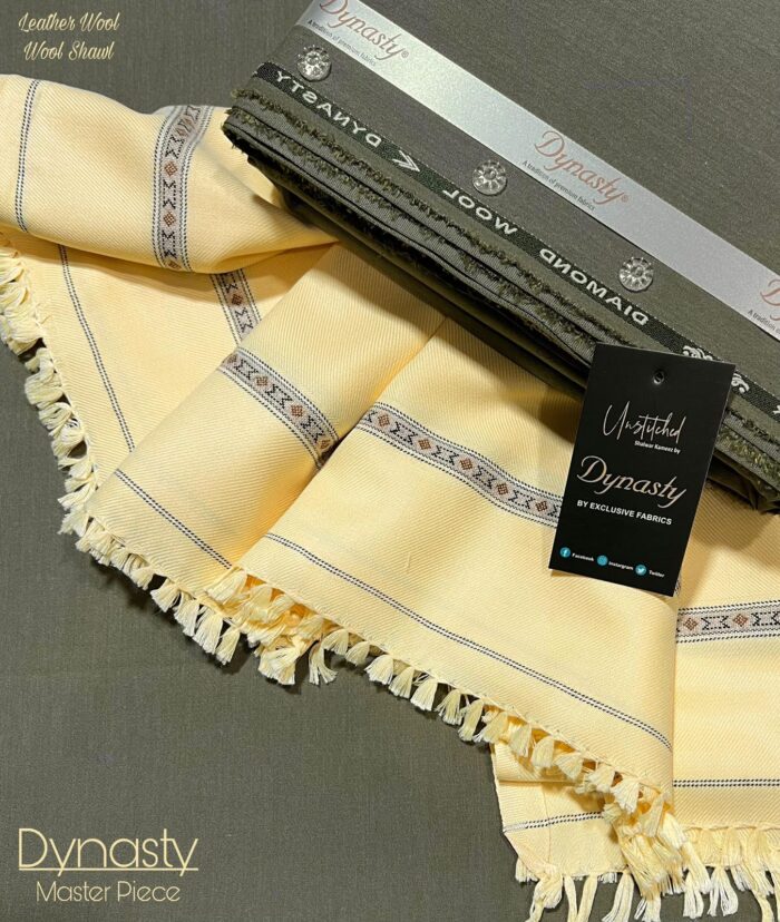 Dynasty Mens 3Pc Suiting+Shawl - Image 3