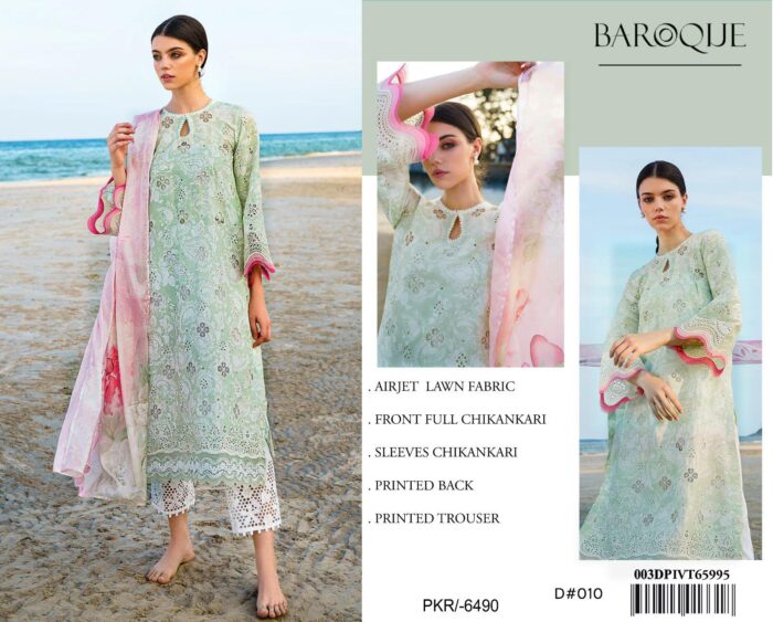 *BAROQUE LAWN CHIKANKARI* - Image 6