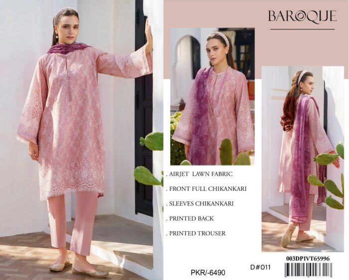 *BAROQUE LAWN CHIKANKARI* - Image 4