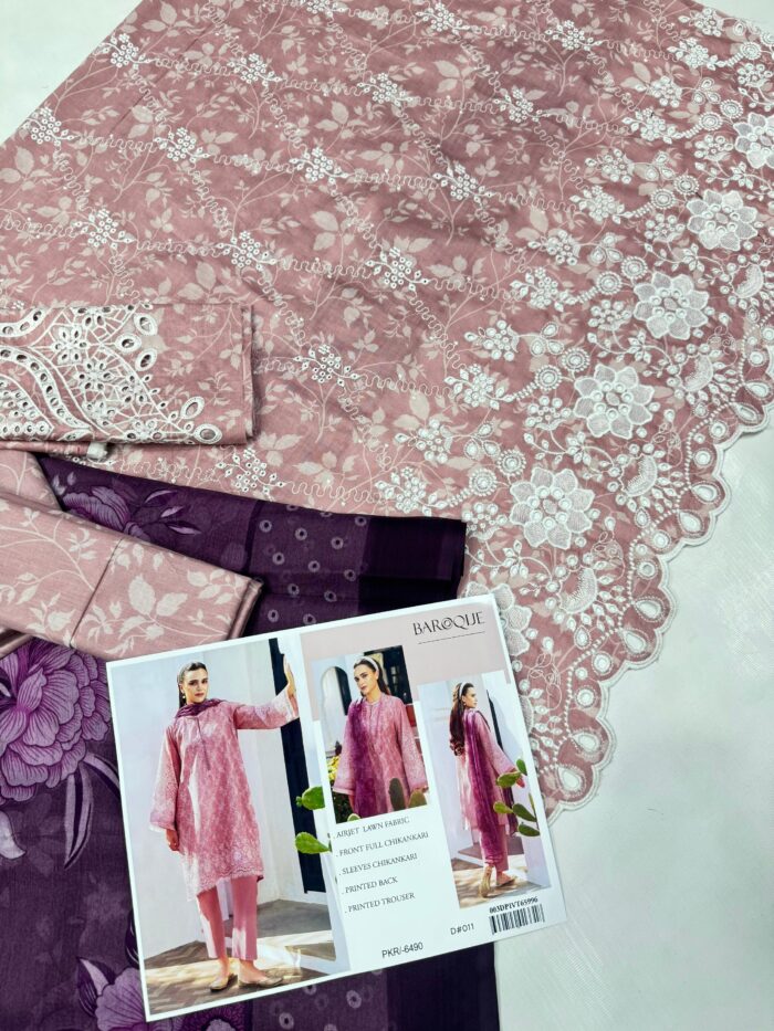 *BAROQUE LAWN CHIKANKARI* - Image 21