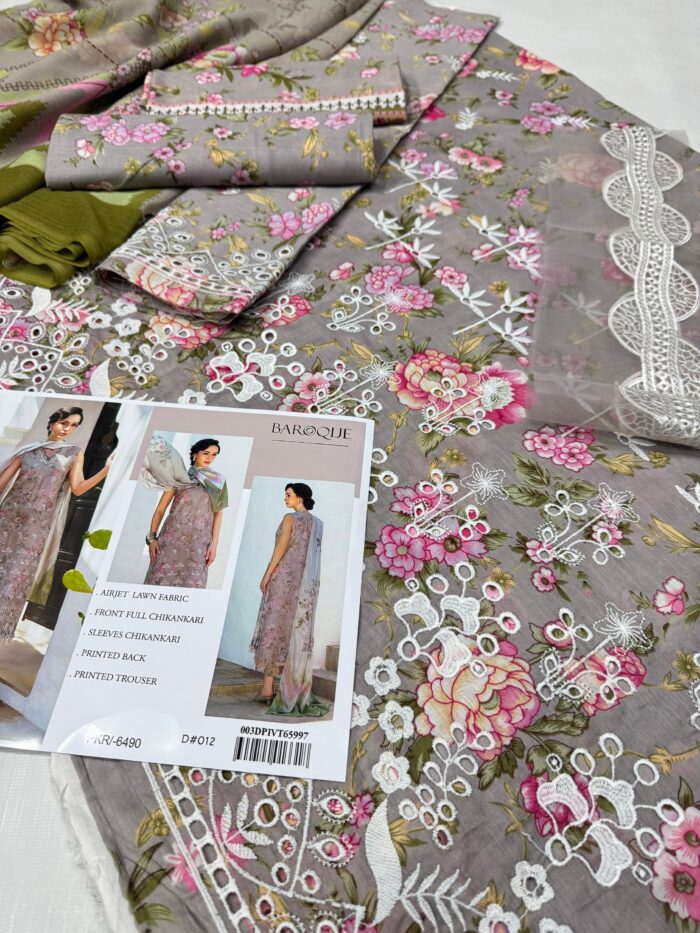 *BAROQUE LAWN CHIKANKARI* - Image 10