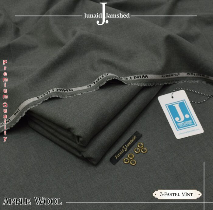 👉🏻APPEL WOOL 🎈                                              WINTER  COLLECTIONS.2025
. Junaid Jamshed 
Blended Unstitche - Image 2