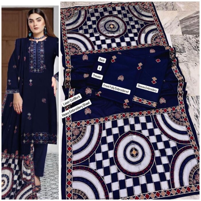 * Dhanak  By BAREEZE*
 *Fabric*: 100/100 Dhanak