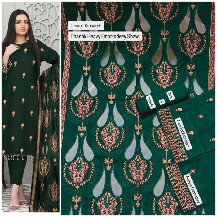 * Dhanak  By BAREEZE*
 *Fabric*: 100/100 Dhanak - Image 9