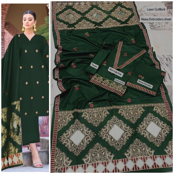 * Dhanak  By BAREEZE*
 *Fabric*: 100/100 Dhanak - Image 5