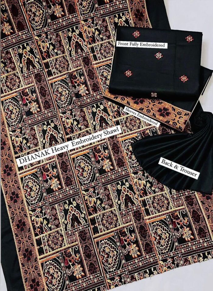 * Dhanak  By BAREEZE*
 *Fabric*: 100/100 Dhanak - Image 17