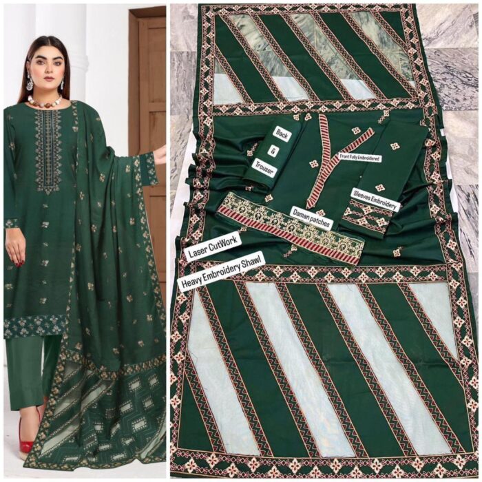 * Dhanak  By BAREEZE*
 *Fabric*: 100/100 Dhanak - Image 6