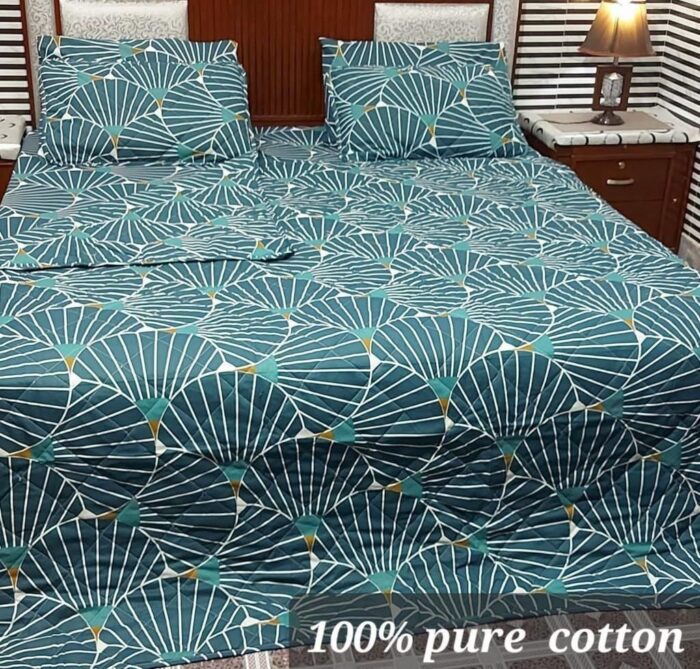 *6 Piece Comforter Sets* 100                 PURE COTTON Available at * *AHMED COLLECTION FAISALABAD* - Image 2