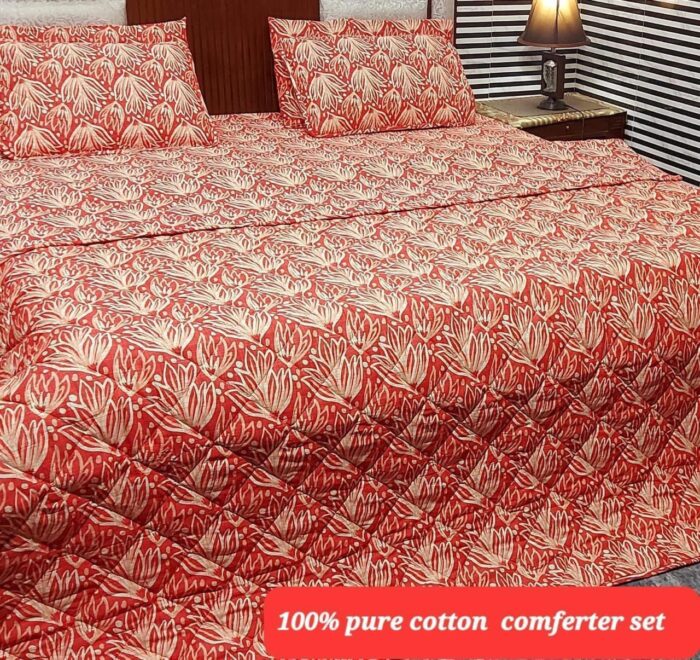 *6 Piece Comforter Sets* 100                 PURE COTTON Available at * *AHMED COLLECTION FAISALABAD* - Image 10