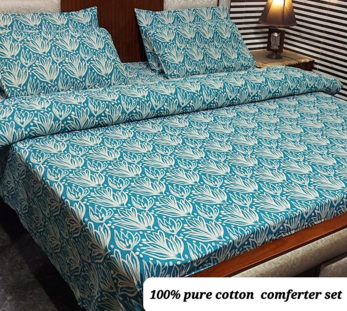 *6 Piece Comforter Sets* 100                 PURE COTTON Available at * *AHMED COLLECTION FAISALABAD* - Image 19