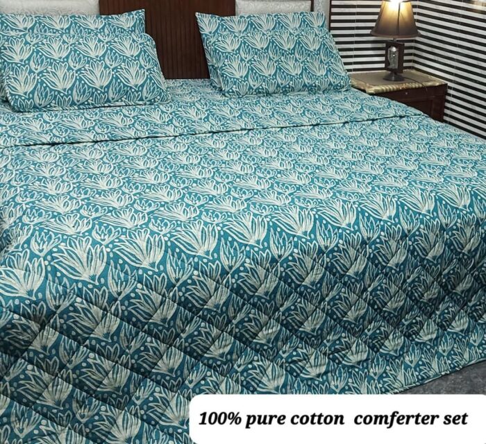*6 Piece Comforter Sets* 100                 PURE COTTON Available at * *AHMED COLLECTION FAISALABAD* - Image 13