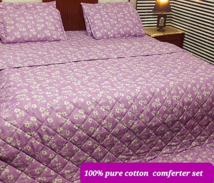 *6 Piece Comforter Sets* 100                 PURE COTTON Available at * *AHMED COLLECTION FAISALABAD* - Image 4