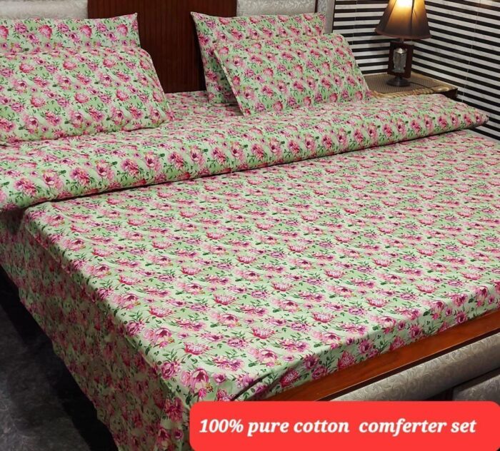*6 Piece Comforter Sets* 100                 PURE COTTON Available at * *AHMED COLLECTION FAISALABAD* - Image 15
