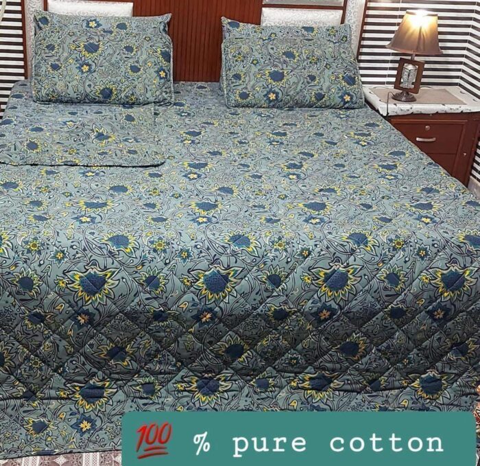 *6 Piece Comforter Sets* 100                 PURE COTTON Available at * *AHMED COLLECTION FAISALABAD* - Image 3