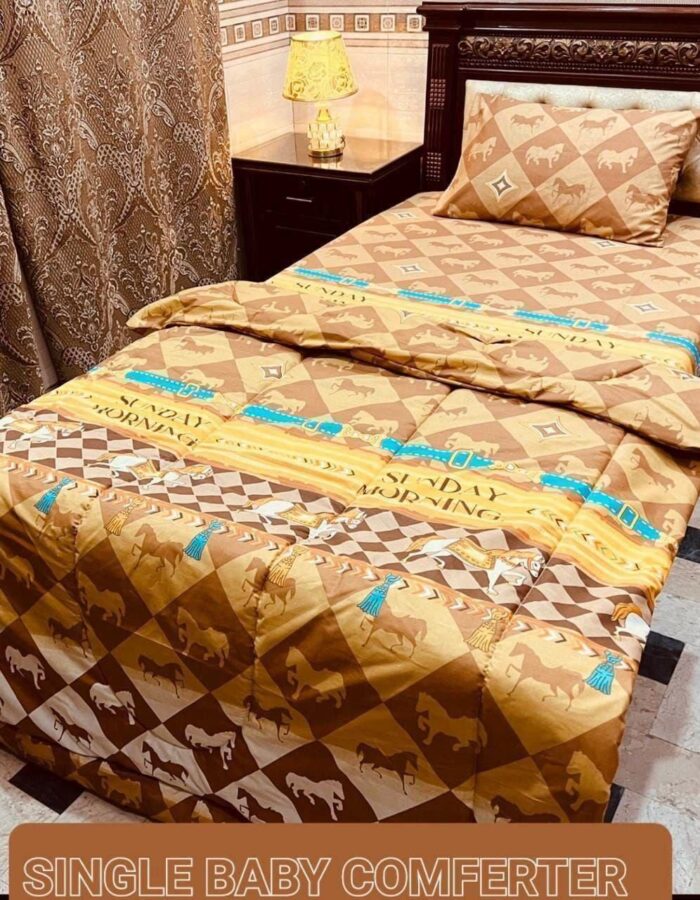 *AHMED Collection 
*3* *pcs Single comfurter set* - Image 28