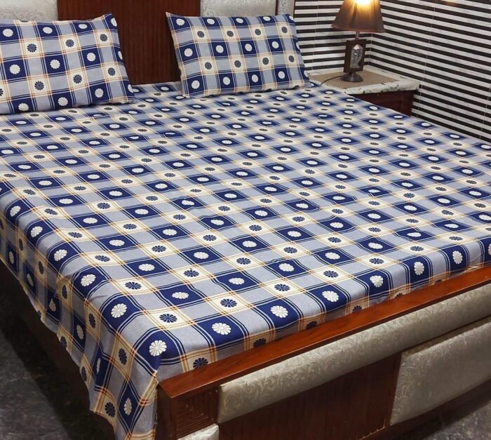 AHMED COLLECTION
New Variety BedSheet  -
Crystal 💯 life time Guarantee
KING SIZE bedsheet - Image 9