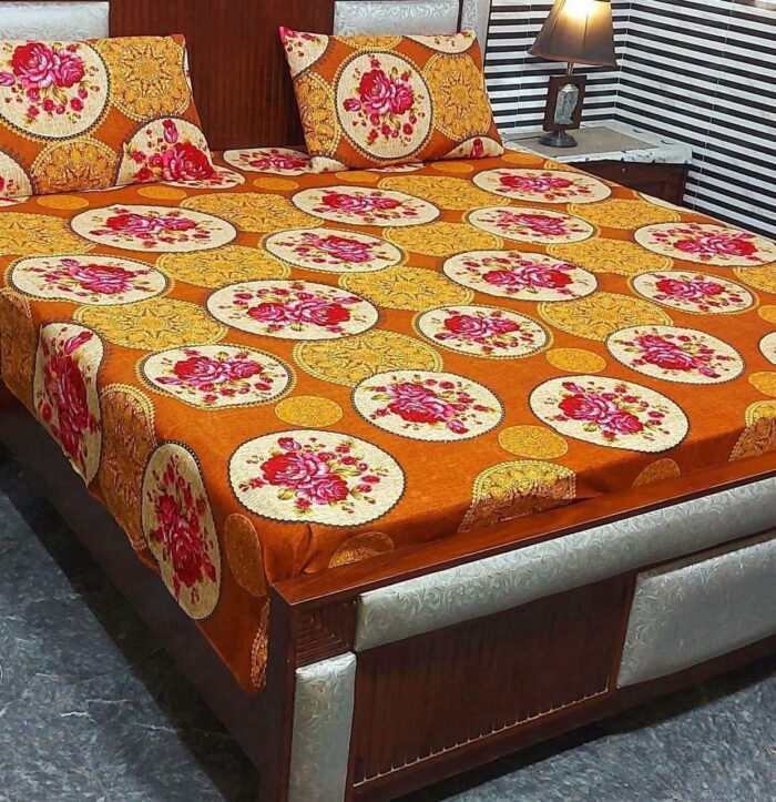 AHMED COLLECTION
New Variety BedSheet  -
Crystal 💯 life time Guarantee
KING SIZE bedsheet - Image 13