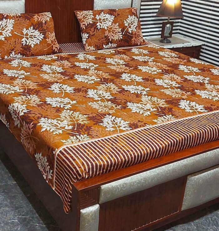 AHMED COLLECTION
New Variety BedSheet  -
Crystal 💯 life time Guarantee
KING SIZE bedsheet - Image 19
