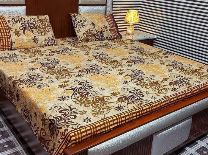 AHMED COLLECTION
New Variety BedSheet  -
Crystal 💯 life time Guarantee
KING SIZE bedsheet