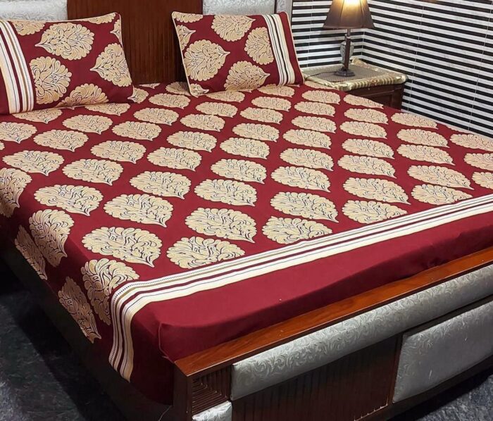 AHMED COLLECTION
New Variety BedSheet  -
Crystal 💯 life time Guarantee
KING SIZE bedsheet - Image 5