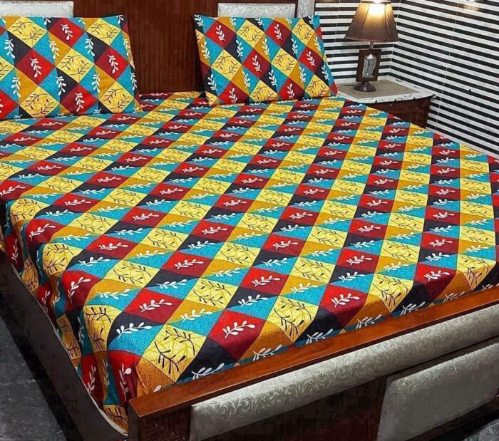AHMED COLLECTION
New Variety BedSheet  -
Crystal 💯 life time Guarantee
KING SIZE bedsheet - Image 8