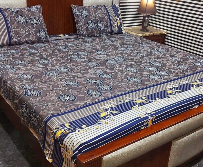 AHMED COLLECTION
New Variety BedSheet  -
Crystal 💯 life time Guarantee
KING SIZE bedsheet - Image 21