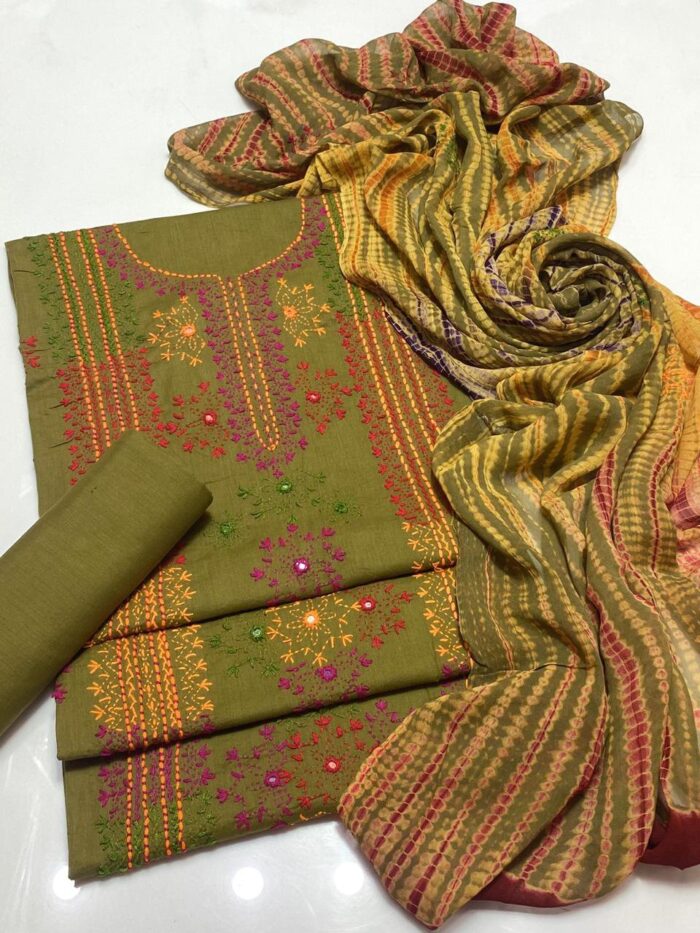 Beautiful
Kashmiri Afghani 
Hand Work Dress - Image 8