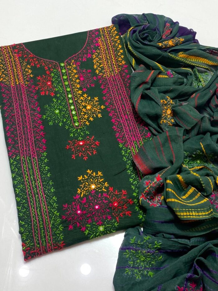 Beautiful
Kashmiri Afghani 
Hand Work Dress - Image 12
