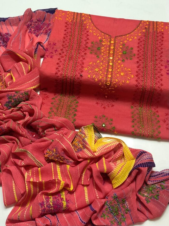 Beautiful
Kashmiri Afghani 
Hand Work Dress - Image 9