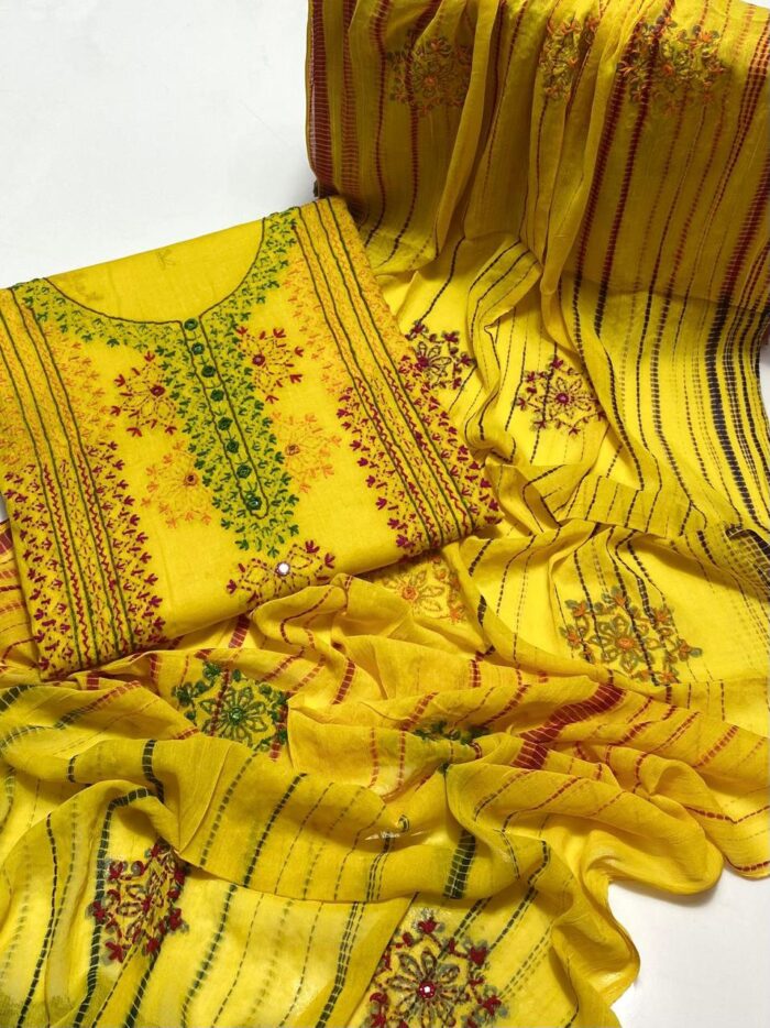 Beautiful
Kashmiri Afghani 
Hand Work Dress - Image 16