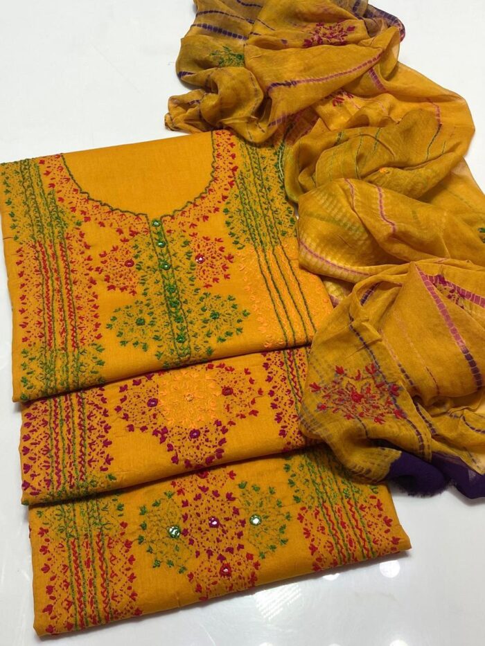 Beautiful
Kashmiri Afghani 
Hand Work Dress - Image 2