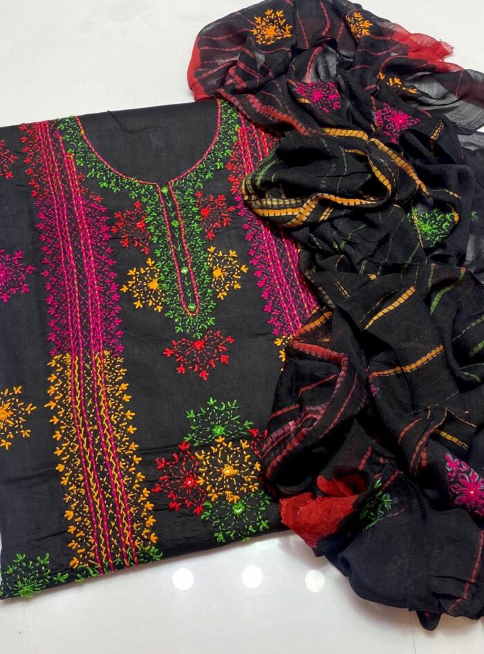 Beautiful
Kashmiri Afghani 
Hand Work Dress - Image 17