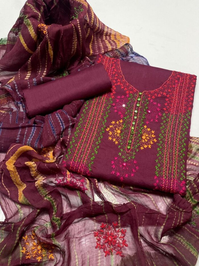 Beautiful
Kashmiri Afghani 
Hand Work Dress - Image 14