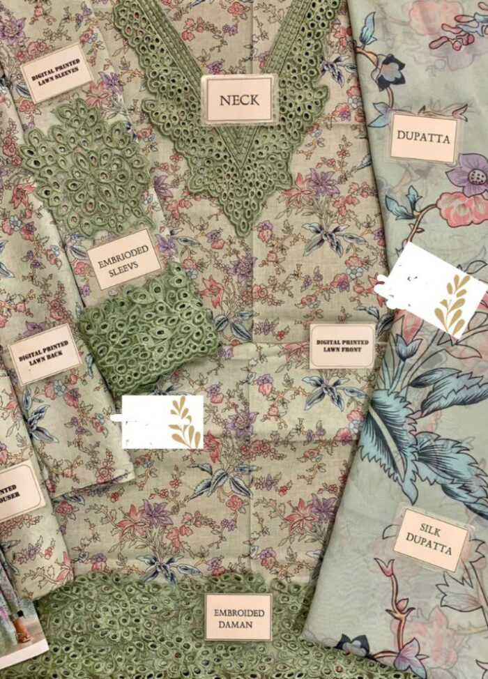 *Brand* Maria B M.PRINT LAWN COLLECTION - Image 2