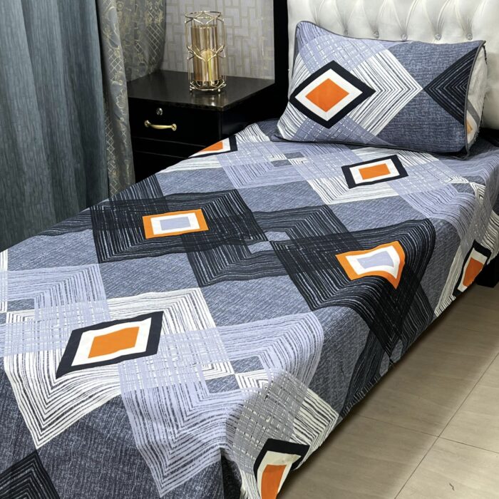 *3D-Crystal cotton single pair Bedsheets* - Image 5