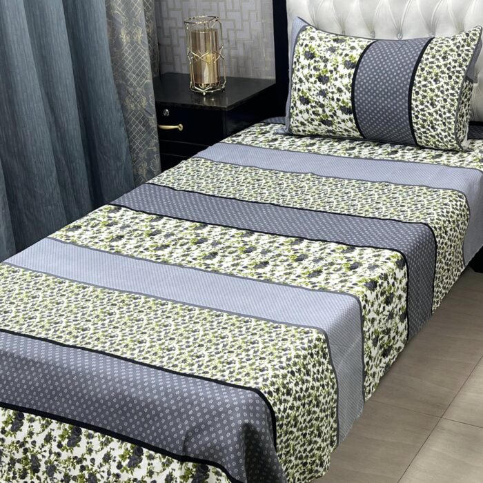 *3D-Crystal cotton single pair Bedsheets* - Image 13