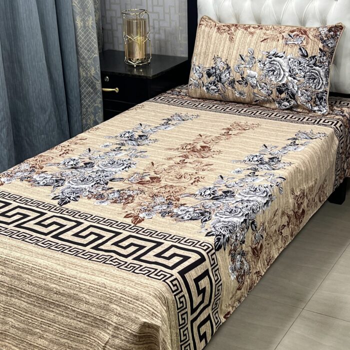 *3D-Crystal cotton single pair Bedsheets* - Image 19