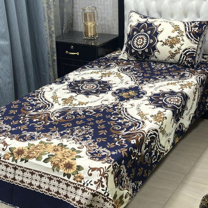 *3D-Crystal cotton single pair Bedsheets* - Image 33