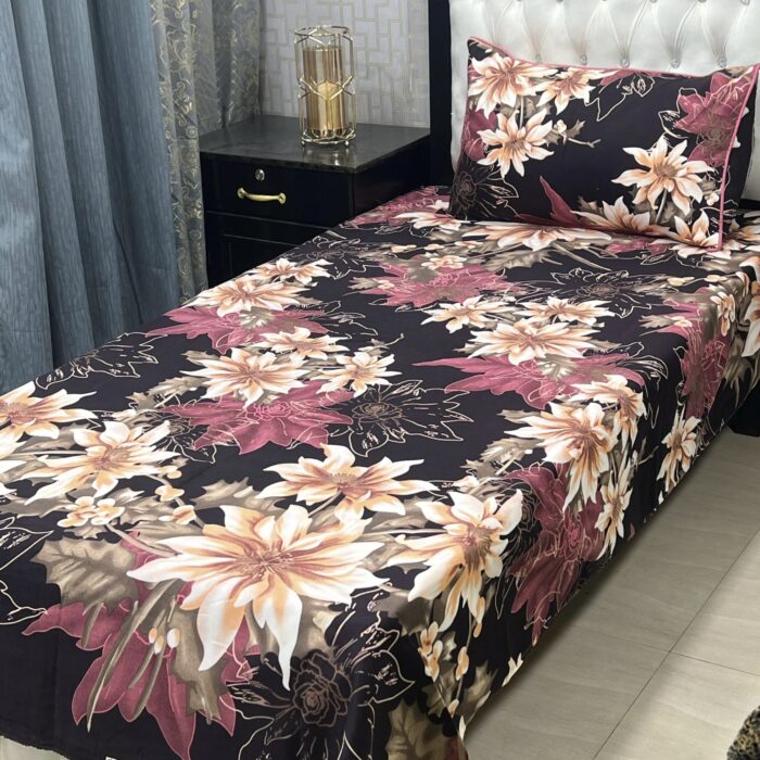 *3D-Crystal cotton single pair Bedsheets* - Image 24