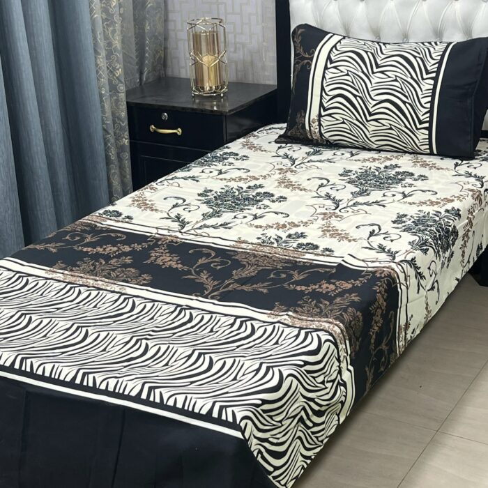 *3D-Crystal cotton single pair Bedsheets* - Image 28