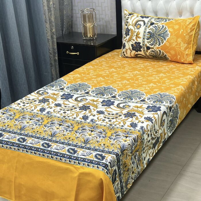*3D-Crystal cotton single pair Bedsheets* - Image 10