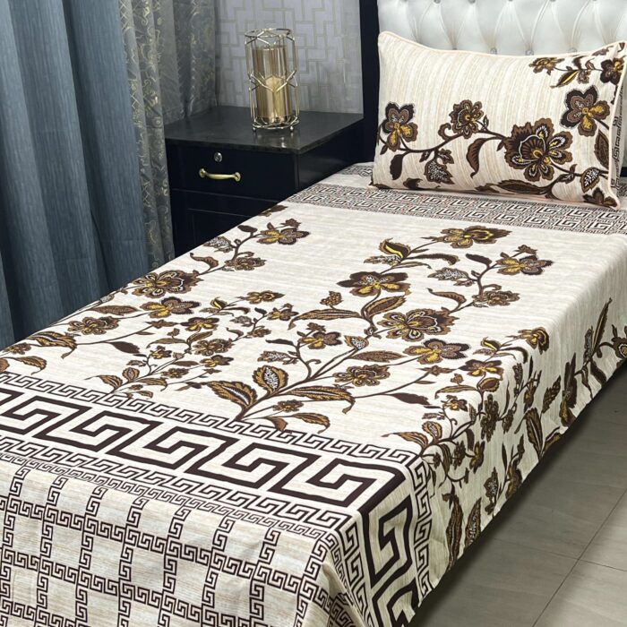 *3D-Crystal cotton single pair Bedsheets* - Image 30