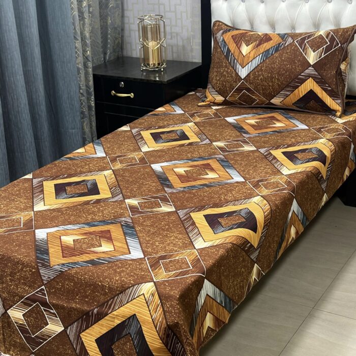 *3D-Crystal cotton single pair Bedsheets* - Image 26