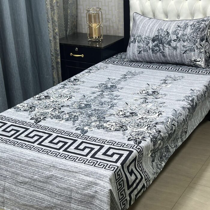 *3D-Crystal cotton single pair Bedsheets* - Image 29