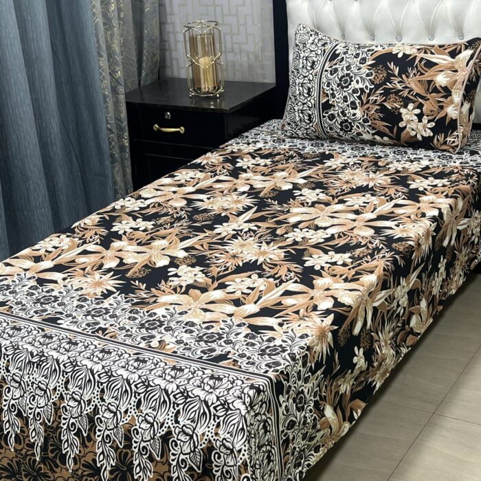 *3D-Crystal cotton single pair Bedsheets* - Image 8