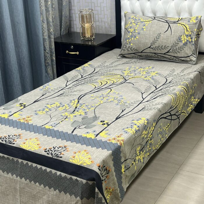 *3D-Crystal cotton single pair Bedsheets* - Image 21