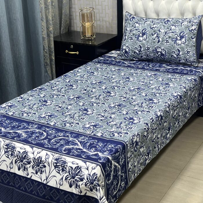 *3D-Crystal cotton single pair Bedsheets* - Image 12
