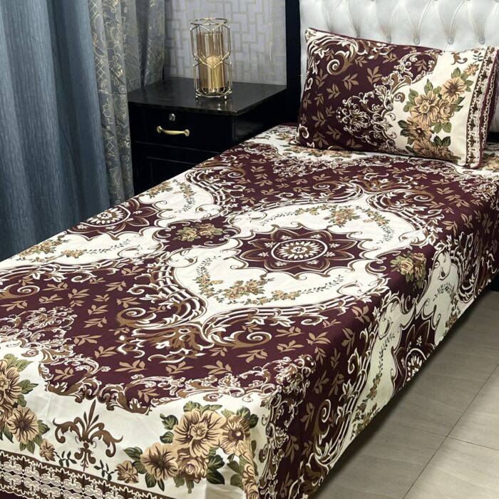 *3D-Crystal cotton single pair Bedsheets* - Image 27