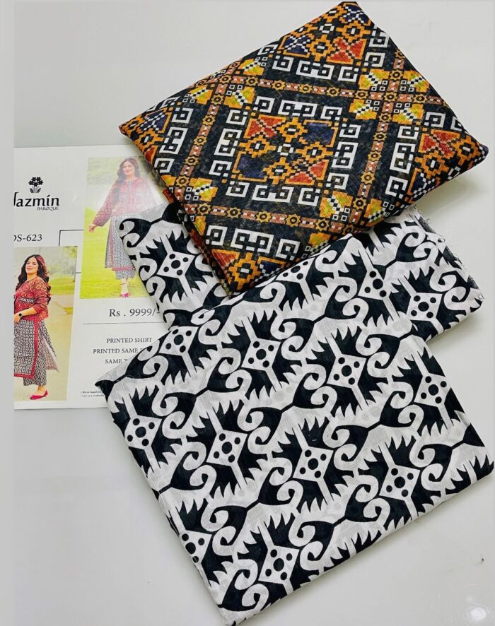 *Brand Name : Zainab Chottani*
*Airjet  Bana Dori Lawn   By Zainab Chottani - Image 4