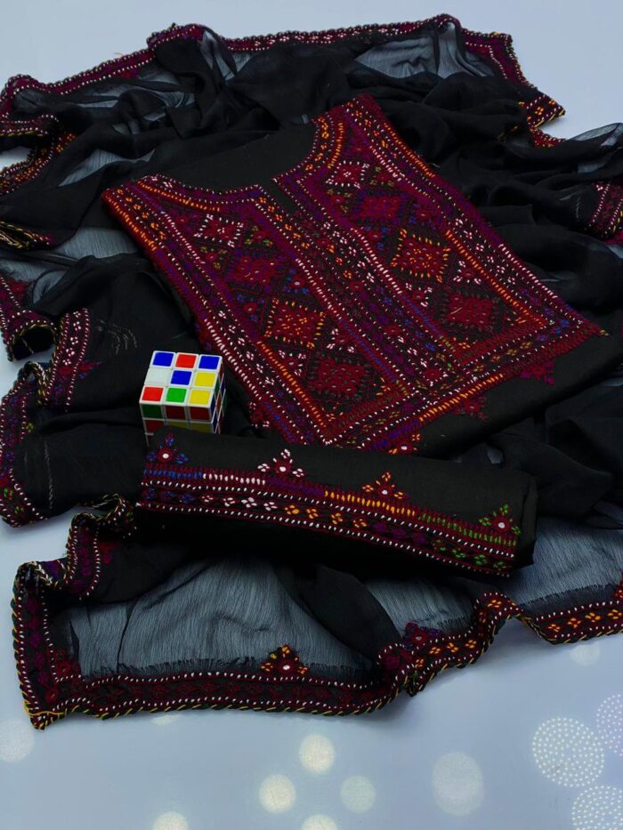 Balochi Dress 
Stuff Lawn Cotton Air Jet - Image 14